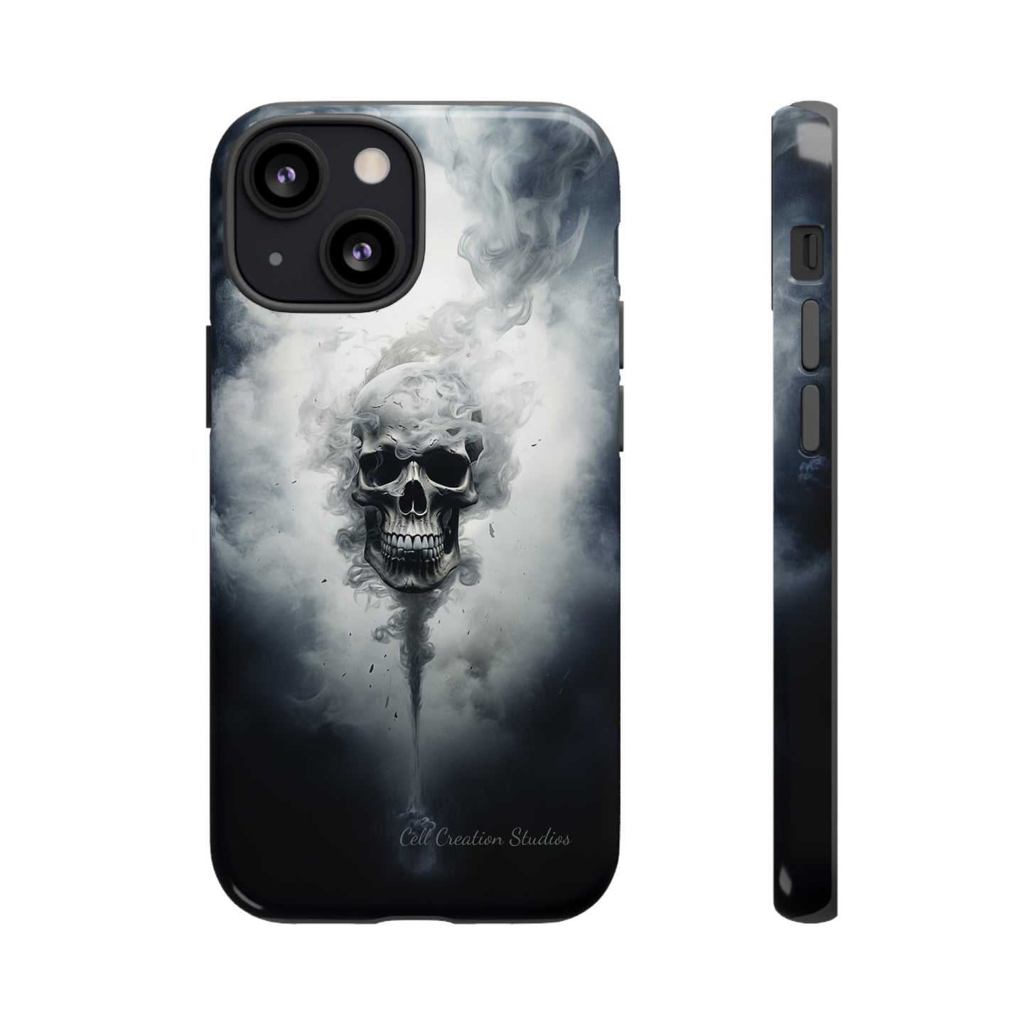 "Mystic Smoke Skull" -Tough iPhone Cases