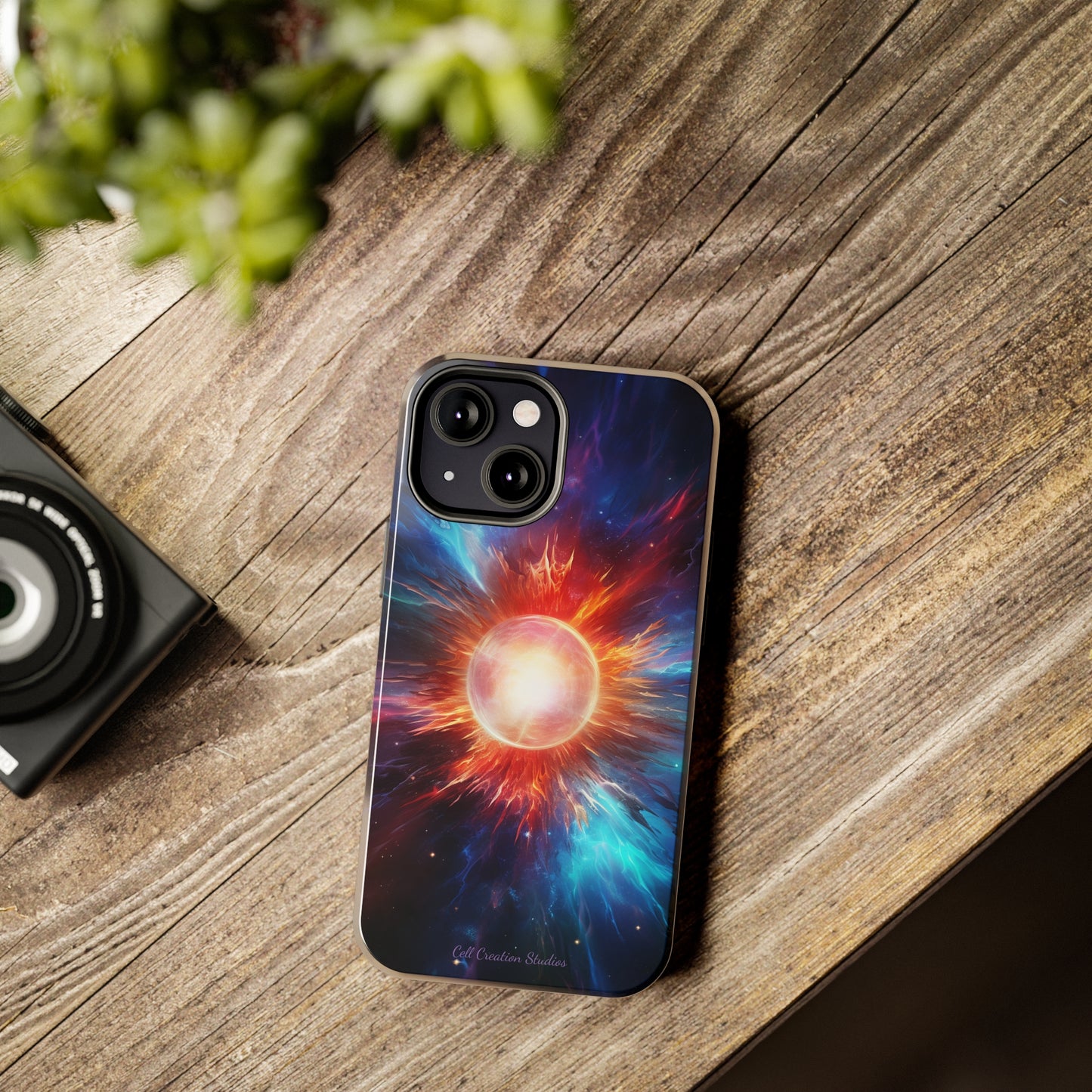 Introducing the "Stellar Cataclysm" Cell Phone Case – Capture the Cosmic Drama of a Neutron Star Explosion! -Tough Phone Cases