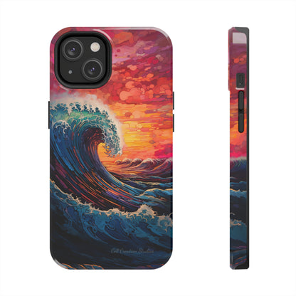 "Colorful Ocean Wave" Cell Phone Case -Tough Phone Cases