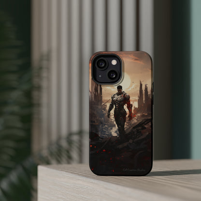 Introducing the "Cyber Guardian" Cell Phone Case – Embrace Futuristic Heroism -MagSafe Tough Cases