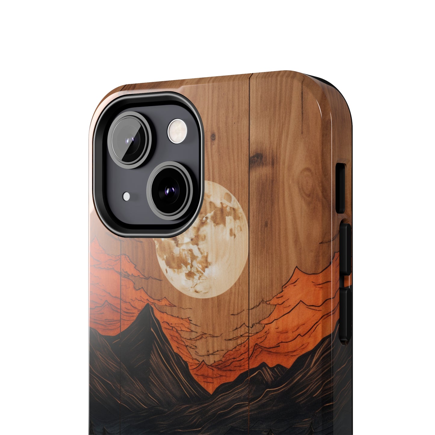 "Elevate Your Style with the Mountain Moonlight Phone Case" -Tough Phone Cases