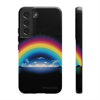 "Vibrant Skies: Rainbow Sunset" Cell Phone Case -Tough Cases