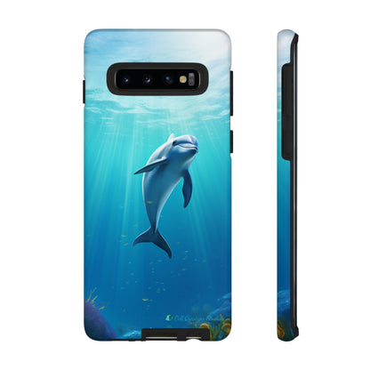 The "Dolphin Serenity" -Tough Samsung Phone Cases