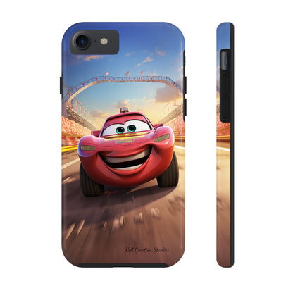 The "Smiling Red Racer" Phone Case -Tough Phone Cases