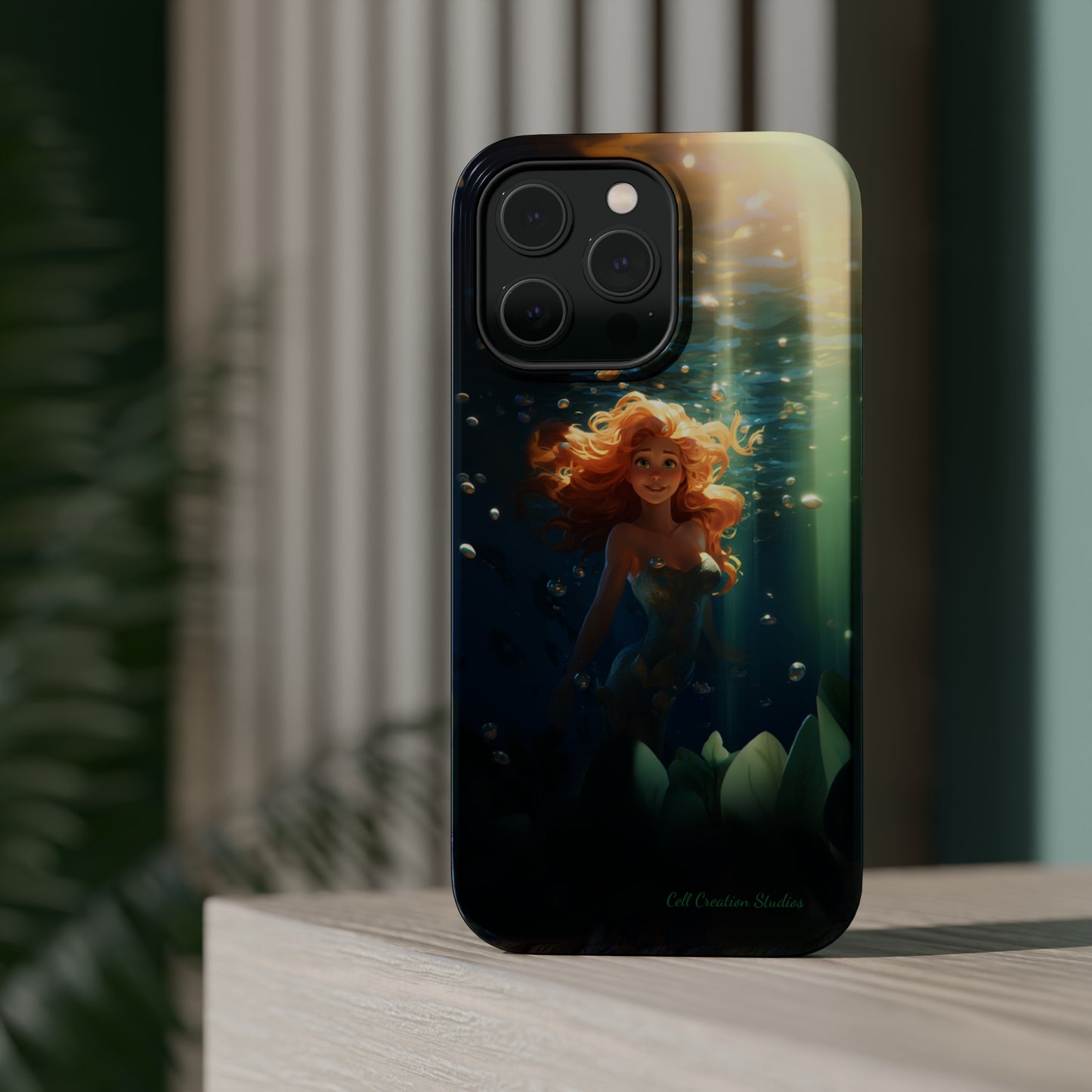 Dive into Enchantment with Our "Ariel Little Mermaid" Phone Case -MagSafe Tough Cases