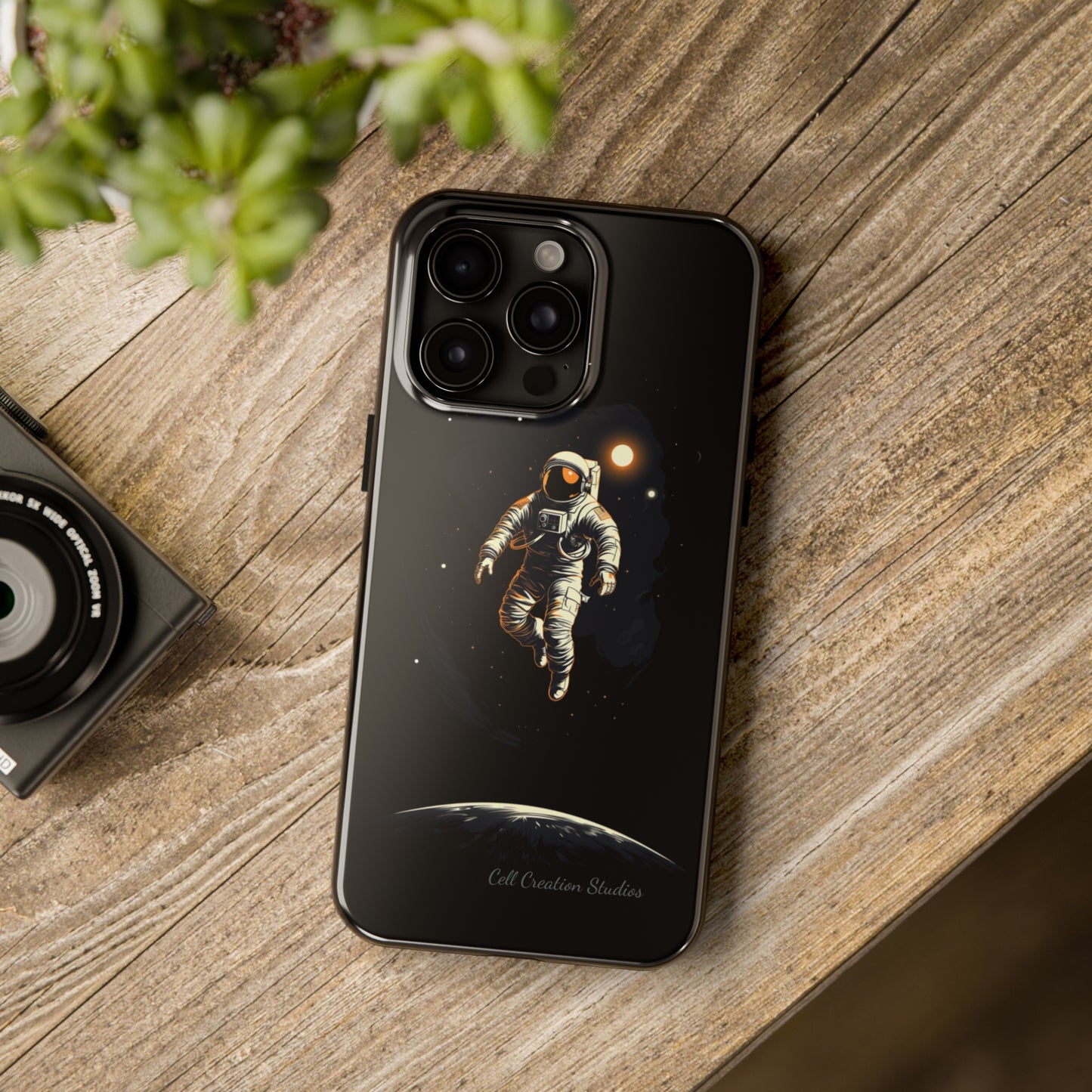 "Cosmic Explorer Astronaut" -Tough iPhone Cases