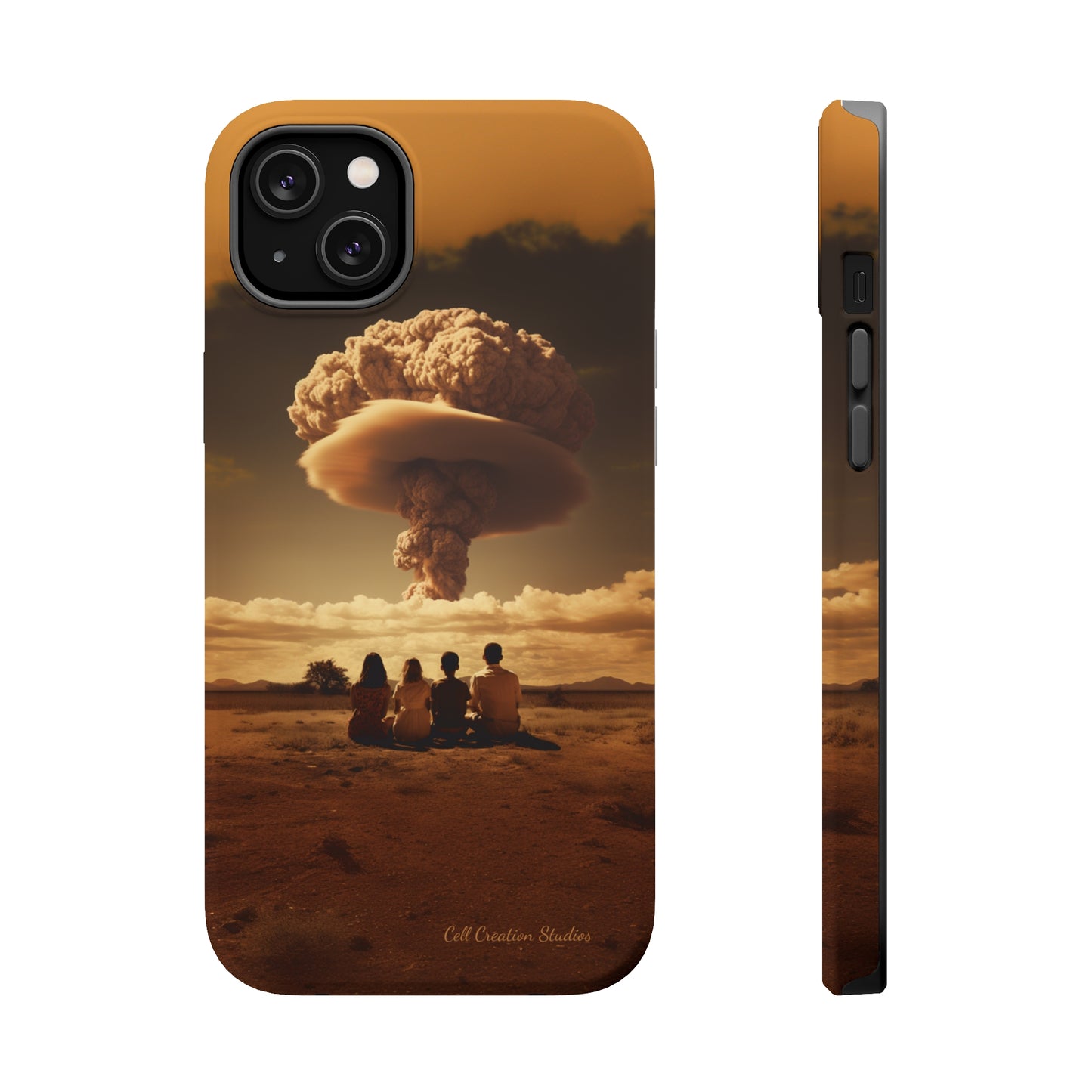 Introducing our "Skywatchers" Cell Phone Case - A Thought-Provoking Design -MagSafe Tough Cases