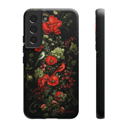 "Floral Serenade Elegance" -Tough Samsung Phone Cases