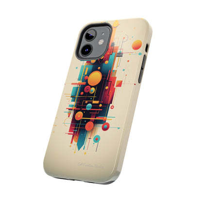 The "Colorful Geometric Pattern" Cell Phone Case- Elevate Your Phone's Look -Tough Phone Cases