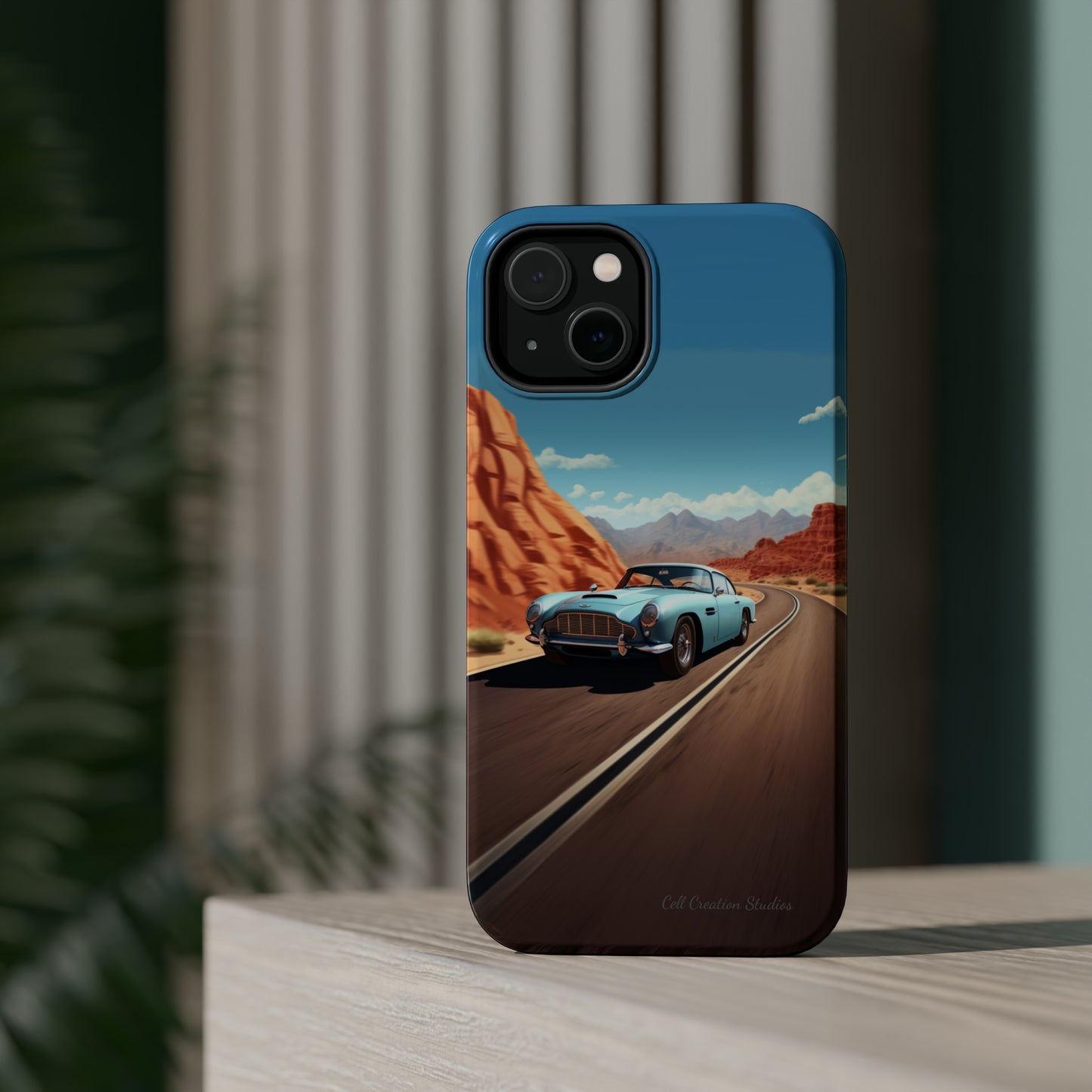 "Silver Racing Legend" -MagSafe Tough iPhone Cases