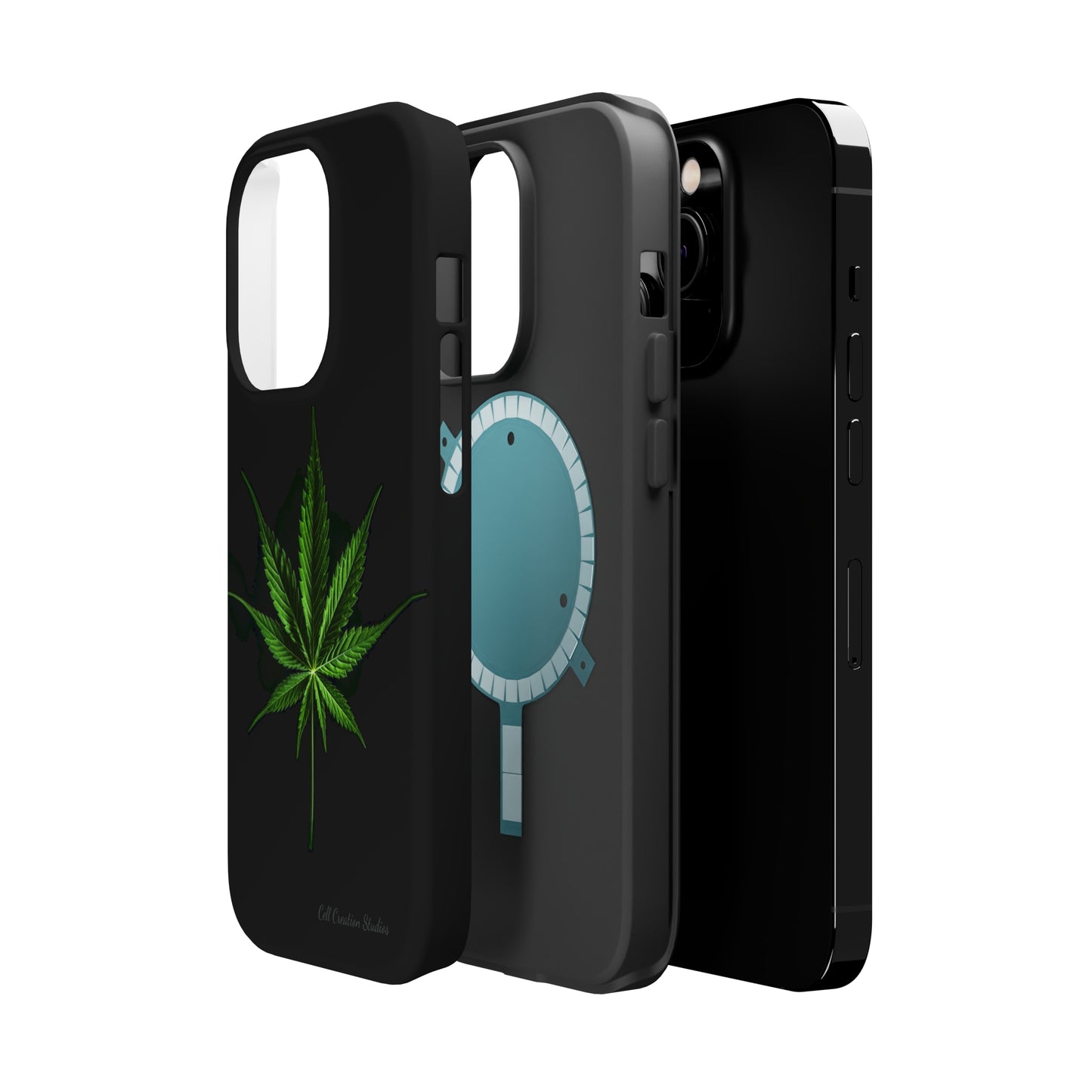 "Cannabis Chic" Marijuana Leaf Phone Case -MagSafe Tough Cases