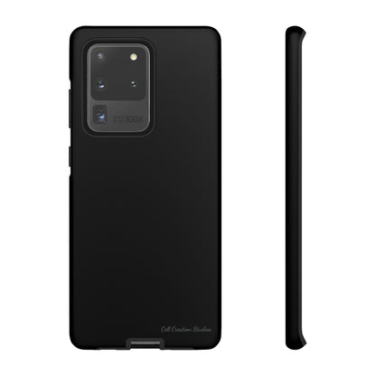 "Stealth Black Defender" -Tough Samsung Phone Cases