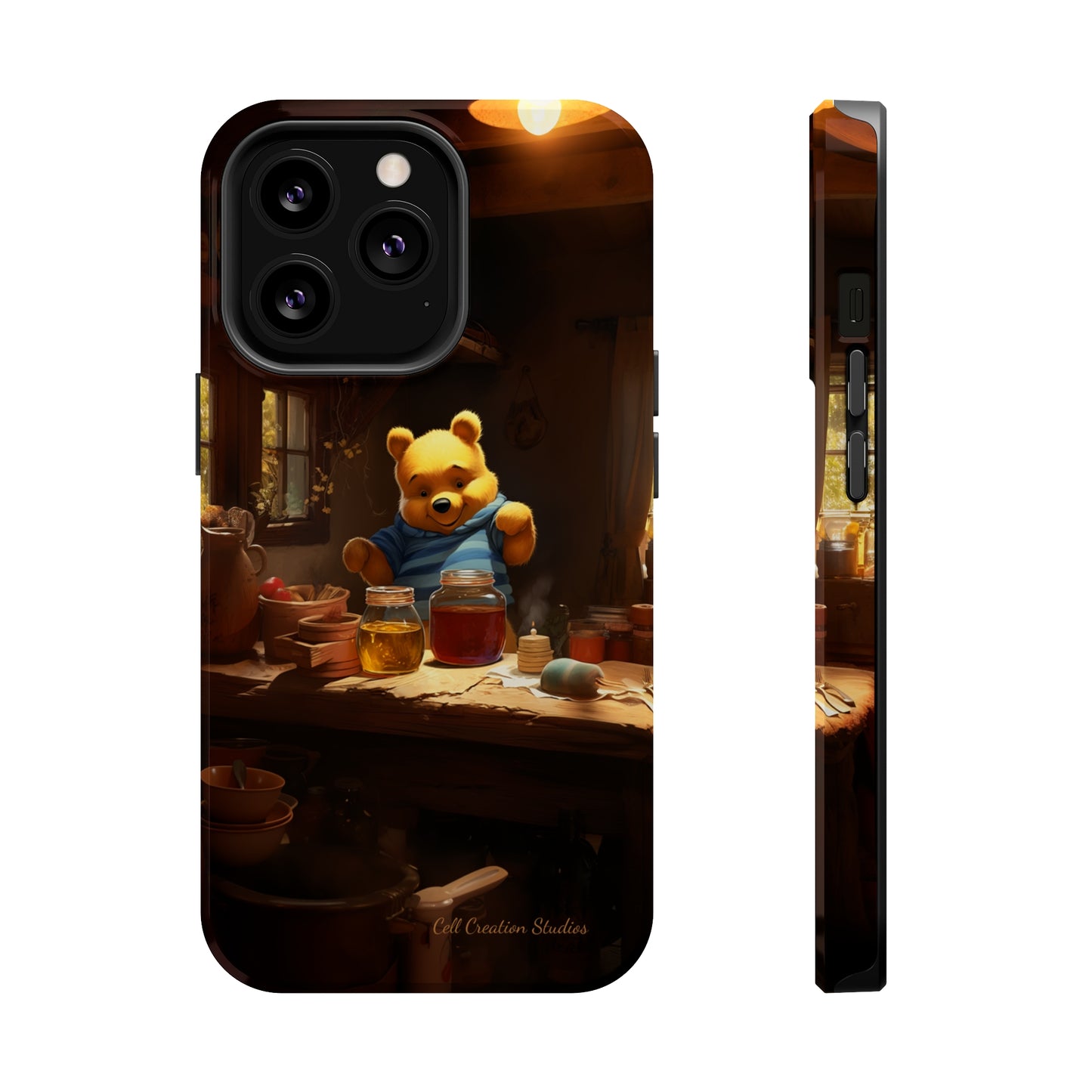 Introducing the "Winnie-The-Pooh's Honey Haven" Cell Phone Case – A Sweet Nostalgic Delight -MagSafe Tough Cases