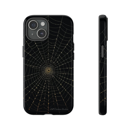 "Silken Noir Guardian" -Tough iPhone Cases