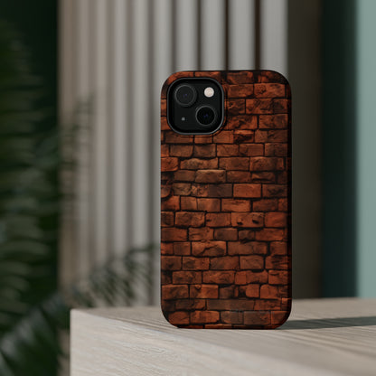 Introducing our "Urban Brick Wall" Cell Phone Case – the perfect blend of urban style and device protection -MagSafe Tough Cases