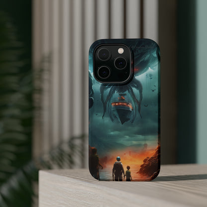 Introducing the "Extraterrestrial Resonance" Cell Phone Case – Unveil the Unseen! -MagSafe Tough Cases