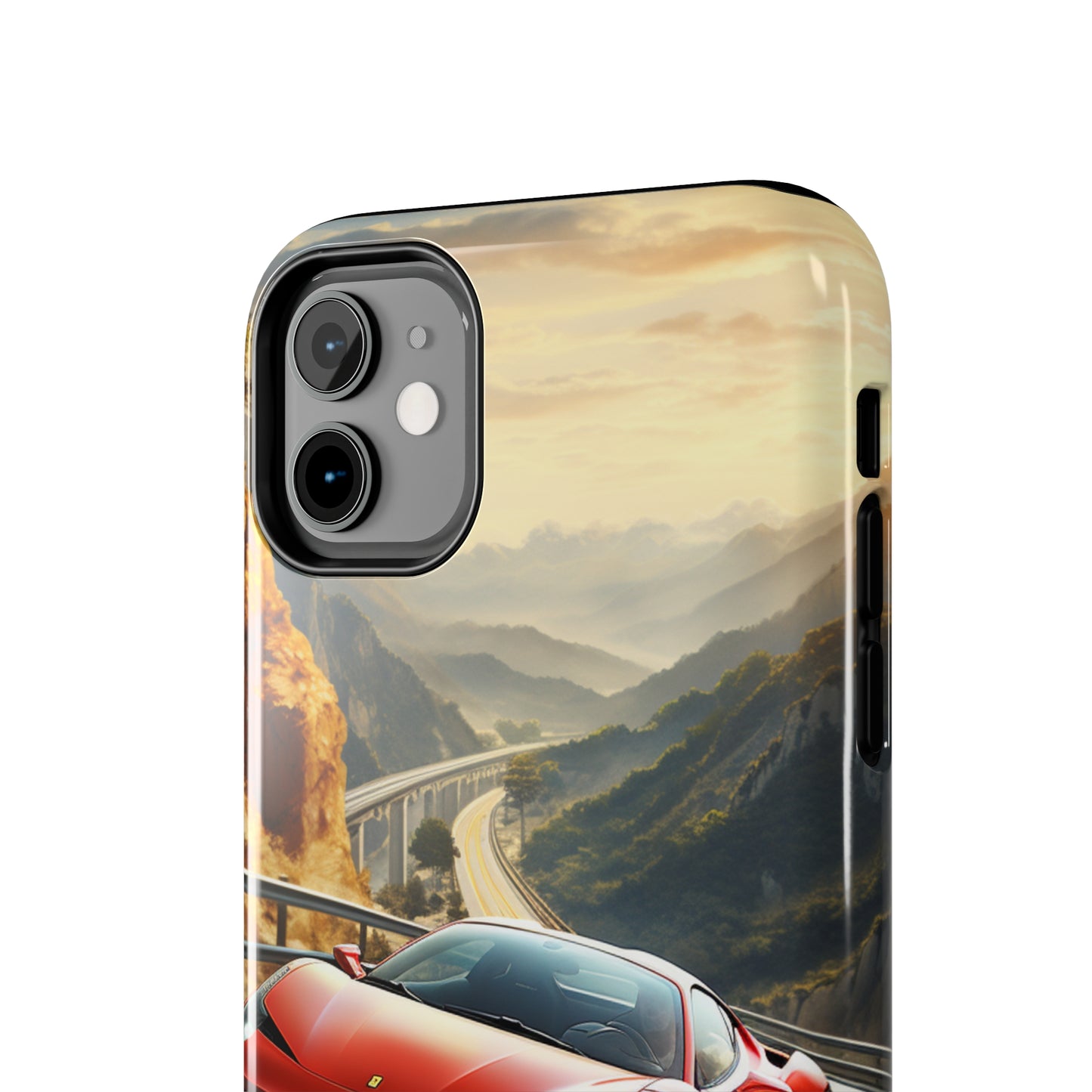 "Mountain Majesty Ferrari Edition" -Tough iPhone Cases