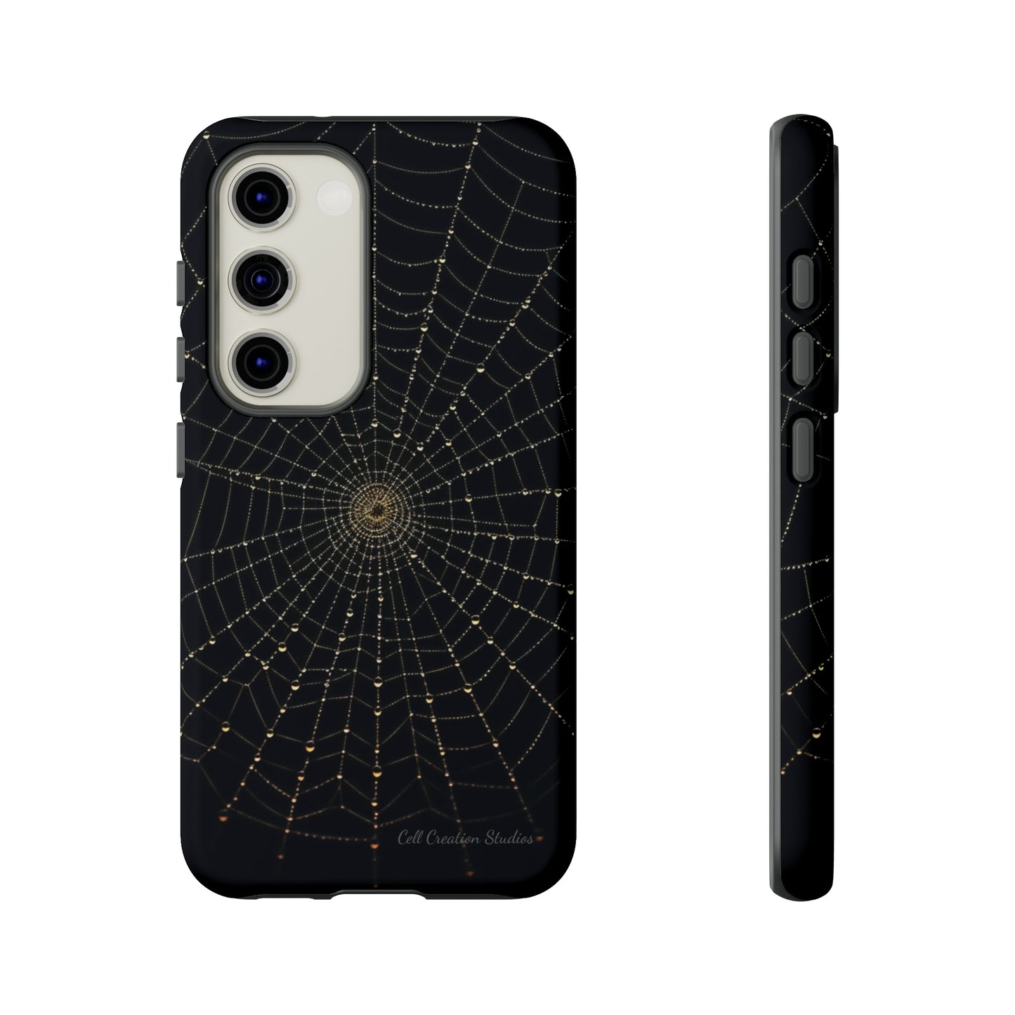 "Silken Noir Guardian" -Tough Samsung Phone Cases