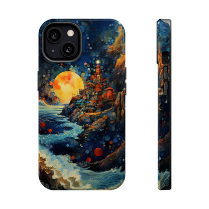 "Moonlit Coastal Vista" -MagSafe Tough iPhone Cases