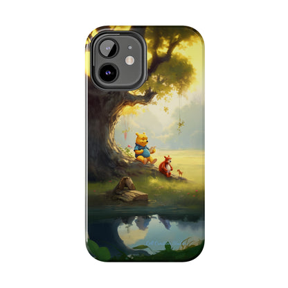 Introducing the "Winnie-The-Pooh Storytime" Cell Phone Case – A Nostalgic Journey with Friends -Tough Phone Cases