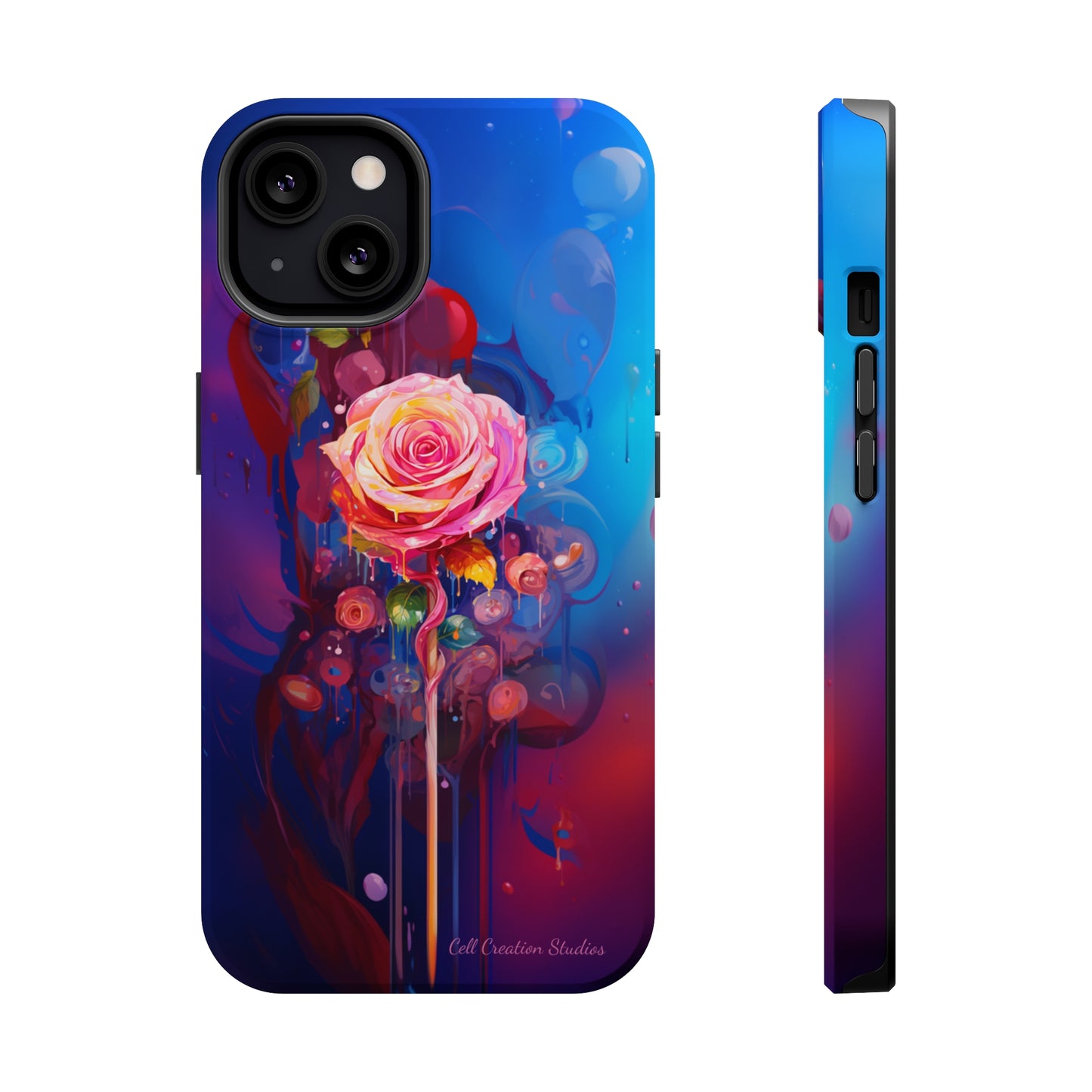 "Dreamy Rose Bloom Fantasy" -MagSafe Tough iPhone Cases