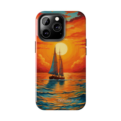 "Sailboat Sunset" -Tough iPhone Cases