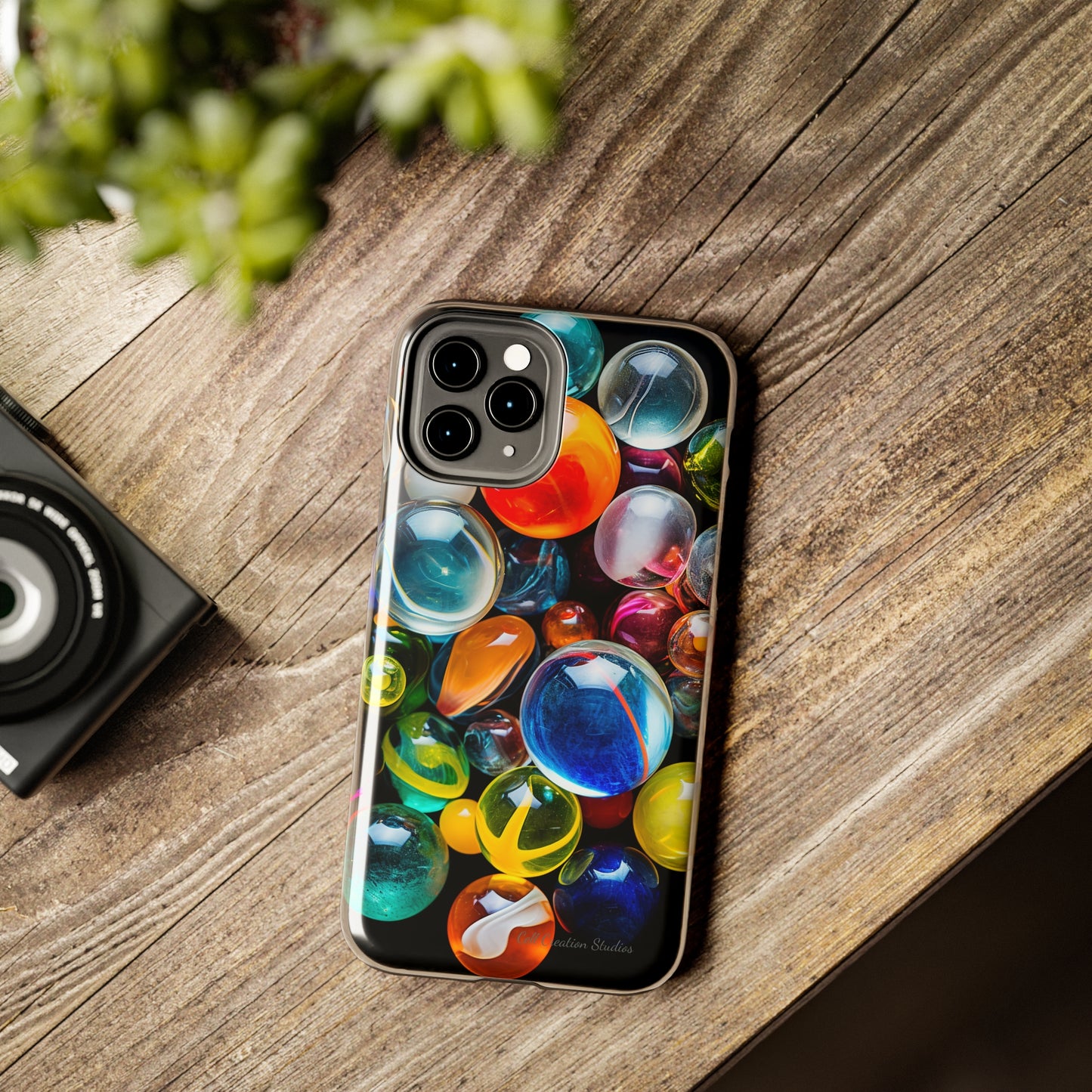 Introducing the "Vibrant Marbles Mosaic" Cell Phone Case – Carry a Kaleidoscope of Colors! -Tough Phone Cases