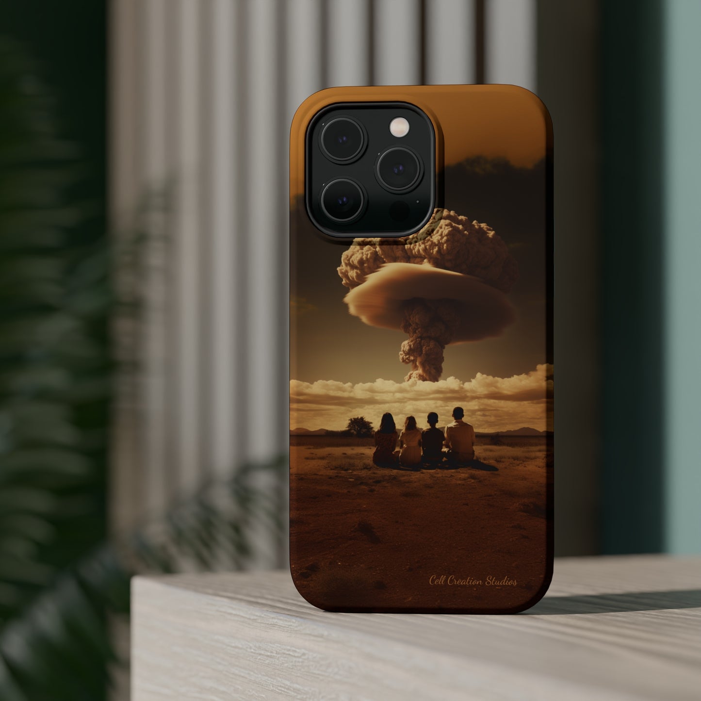 Introducing our "Skywatchers" Cell Phone Case - A Thought-Provoking Design -MagSafe Tough Cases