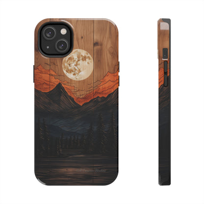 "Elevate Your Style with the Mountain Moonlight Phone Case" -Tough Phone Cases