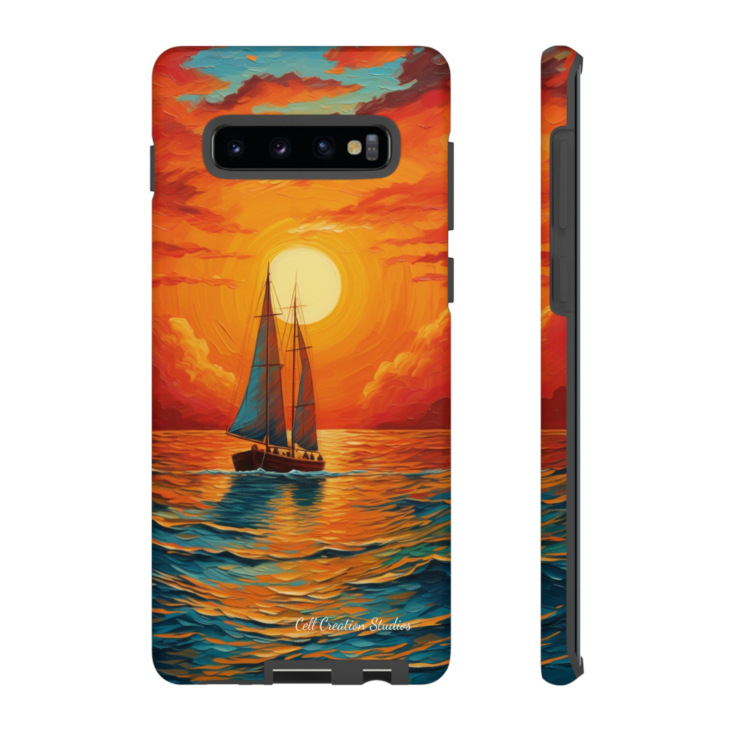 "Sailboat Sunset" - Tough Samsung Cases