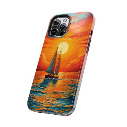 "Sailboat Sunset" -Tough iPhone Cases