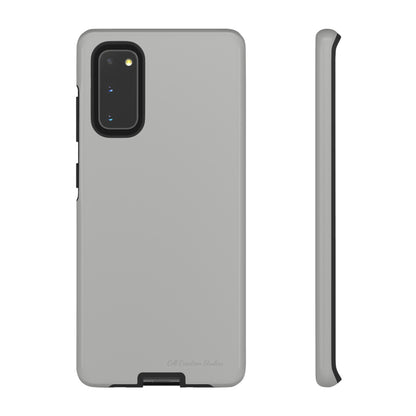 "Sleek Silver Essence" -Tough Samsung Phone Cases