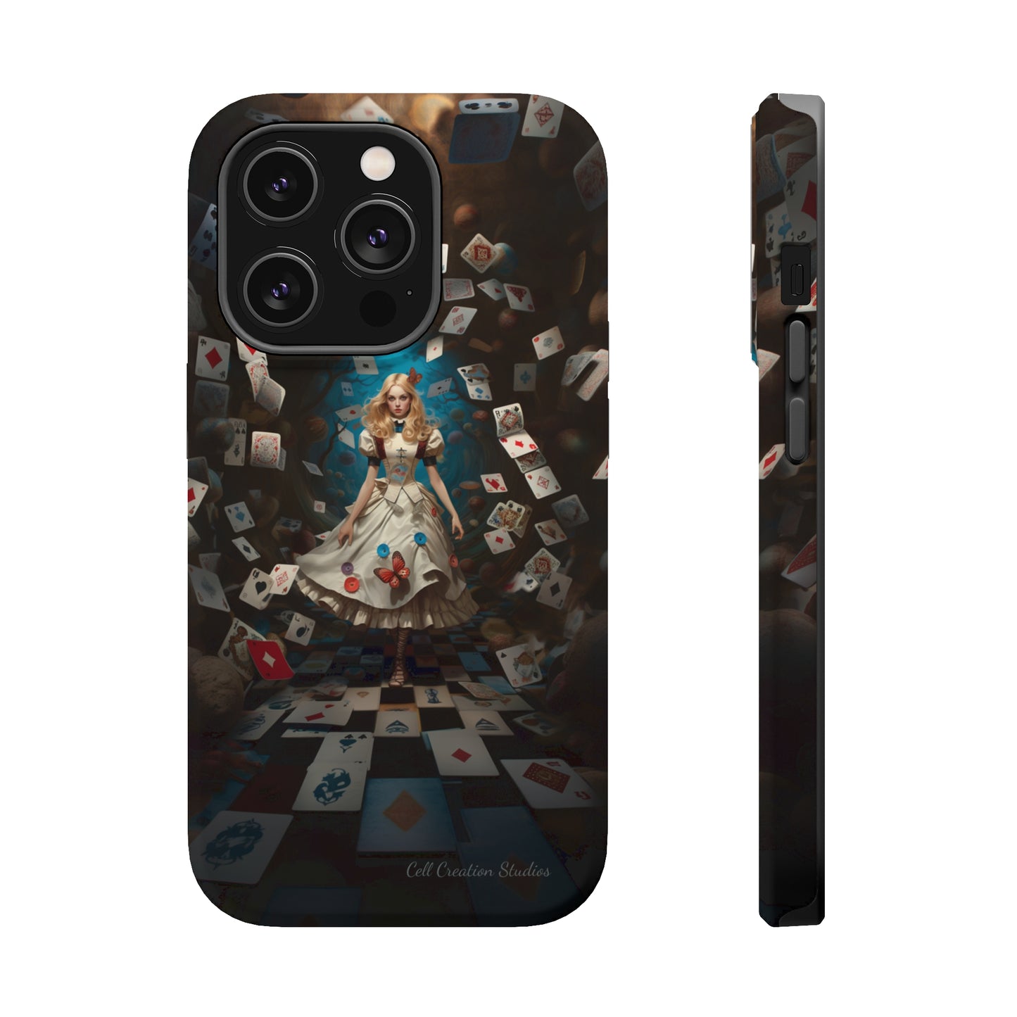 Introducing the "Alice in Wonderland" Cell Phone Case – A Journey Through Imagination -MagSafe Tough Cases