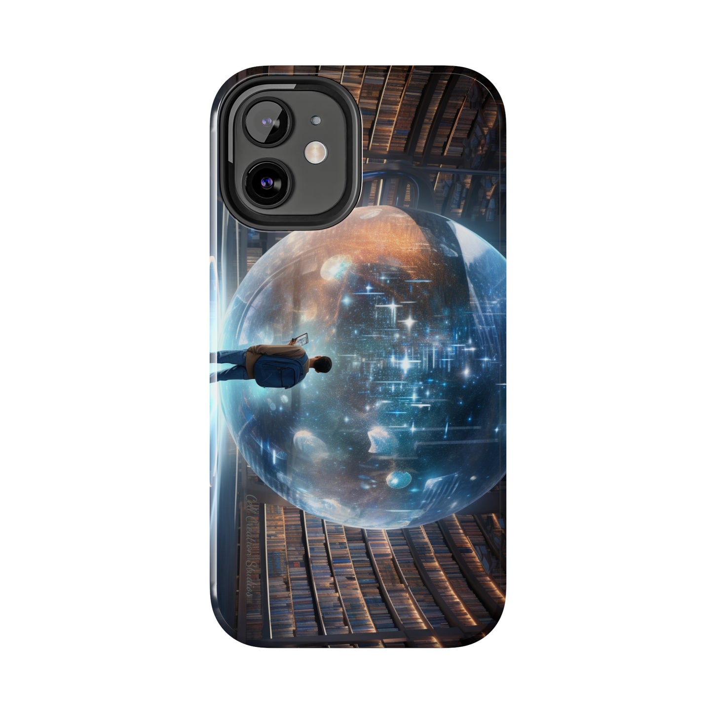 Introducing the "Library Luminary" Cell Phone Case – Where Knowledge Meets Mystery -Tough Phone Cases