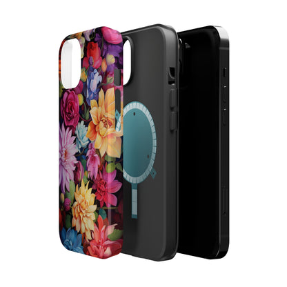 Introducing the "Blossom Beauty" Cell Phone Case – Elevate Your Style with Floral Charm -MagSafe Tough Cases