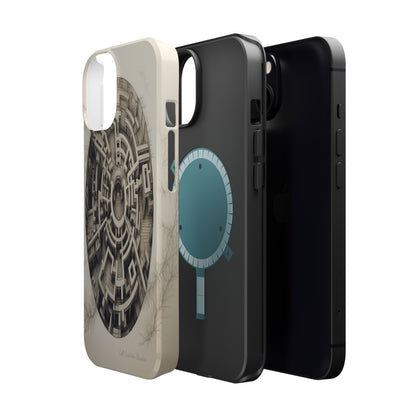 "Discover the Mystery: Maze-Inspired Cell Phone Case" -MagSafe Tough Cases