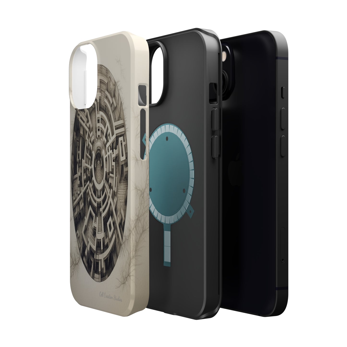 "Discover the Mystery: Maze-Inspired Cell Phone Case" -MagSafe Tough Cases