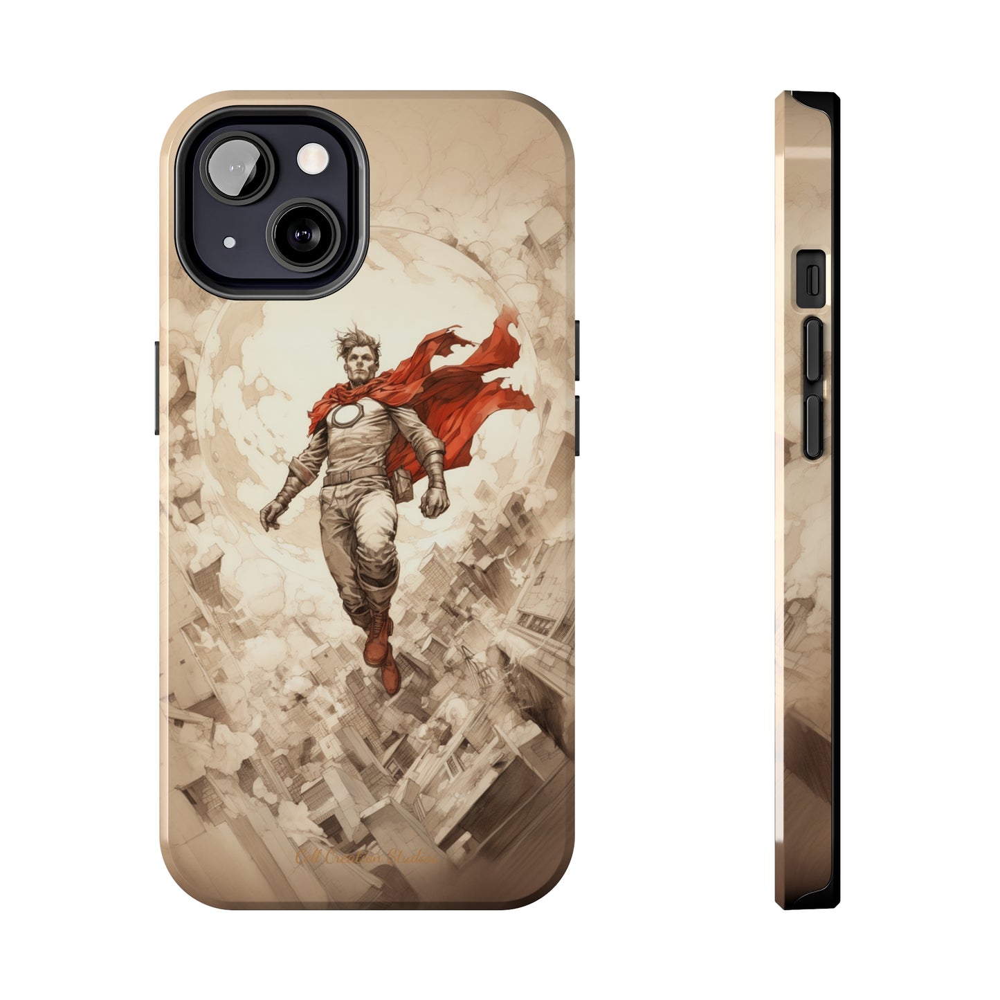 Introducing the "Heroic Guardian" Cell Phone Case – Unleash Your Inner Superhero with Captivating Design -Tough Phone Cases