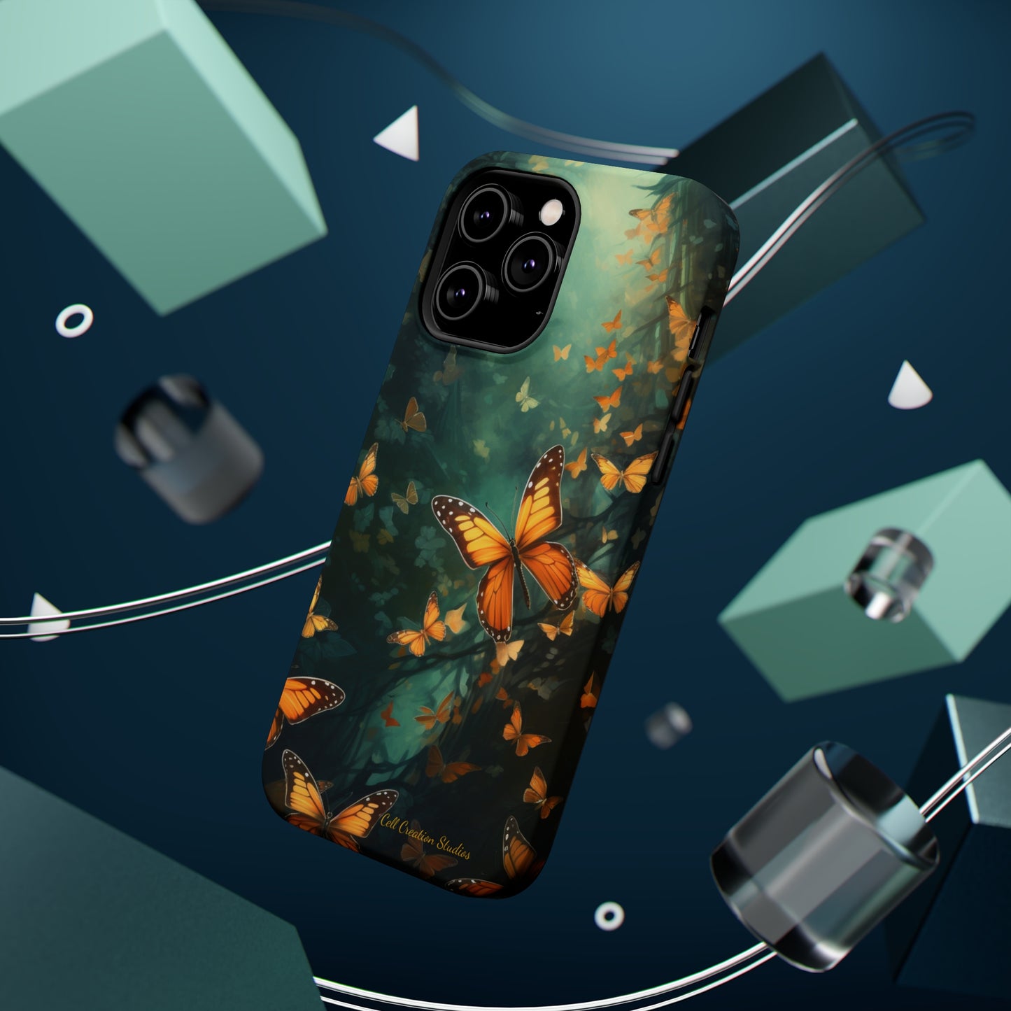 Introducing the "Butterfly Symphony" Cell Phone Case – Embrace the Dance of Nature! -MagSafe Tough Cases