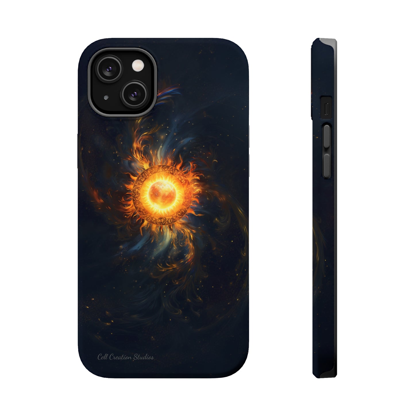 Introducing the "Celestial Sun and Stars" Cell Phone Case – Carry the Cosmos with You -MagSafe Tough Cases