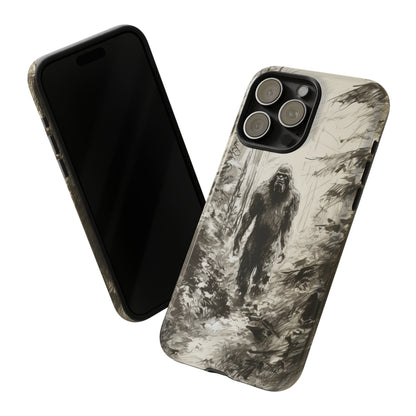 "Bigfoot in the Wilderness" Cell Phone Case – Encounter Bigfoot's Mystery -Tough Cases