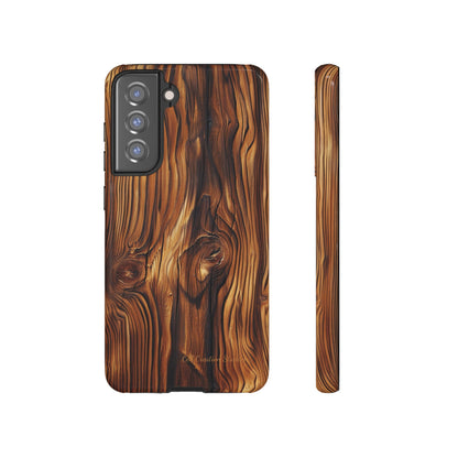 "Wood Grain Elegance" Tough Samsung Galaxy Cases