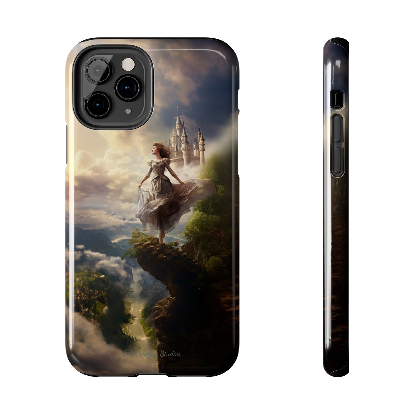 Introducing the "Enchanted Castle Discovery" Cell Phone Case – Uncover the Magic of The Castle On The Hilltop-Tough Phone Cases