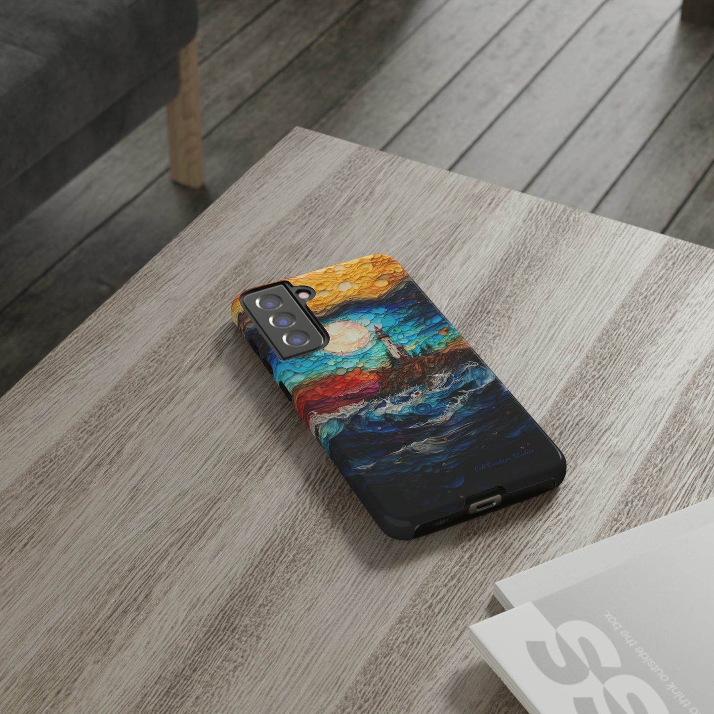 "Coastal Canvas Guardian" -Tough Samsung Phone Cases