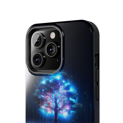 Introducing the "Luminous Tree" Cell Phone Case – Illuminate Your Style with Nature's Glow -Tough Phone Cases