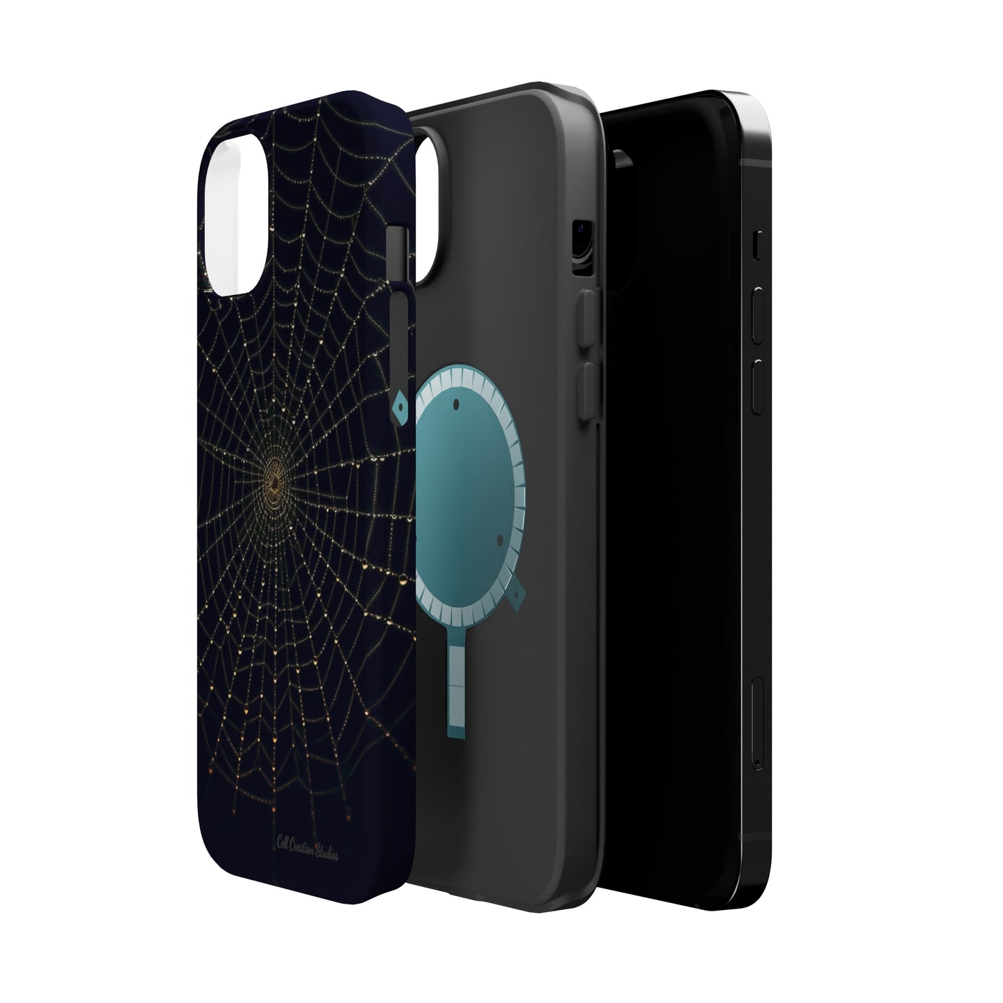 "Silken Noir Guardian" -MagSafe Tough iPhone Cases