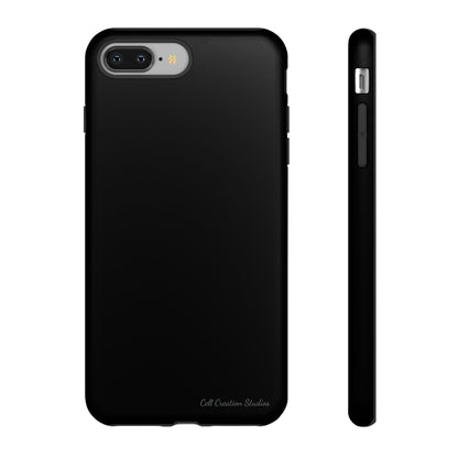 "Stealth Black Defender" -Tough iPhone Cases