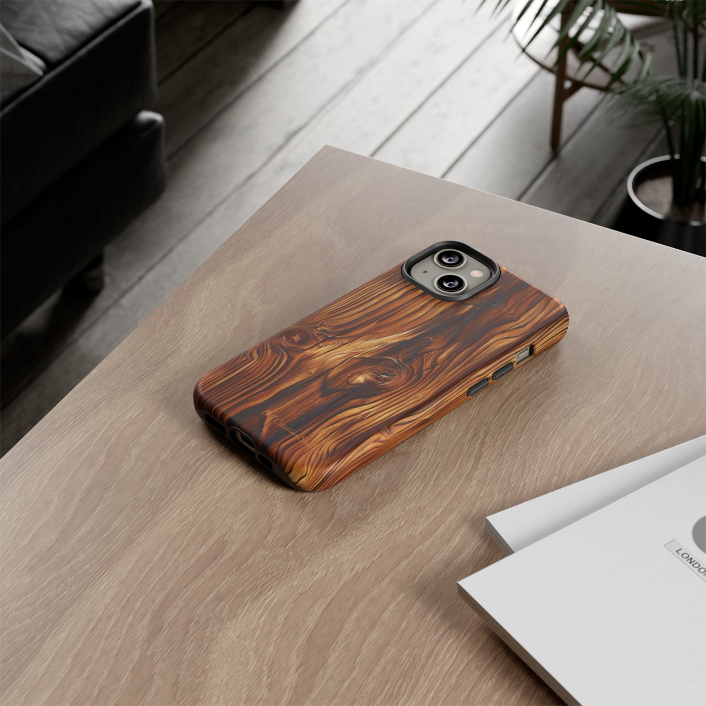 "Wood Grain Elegance"  -Tough iPhone Cases