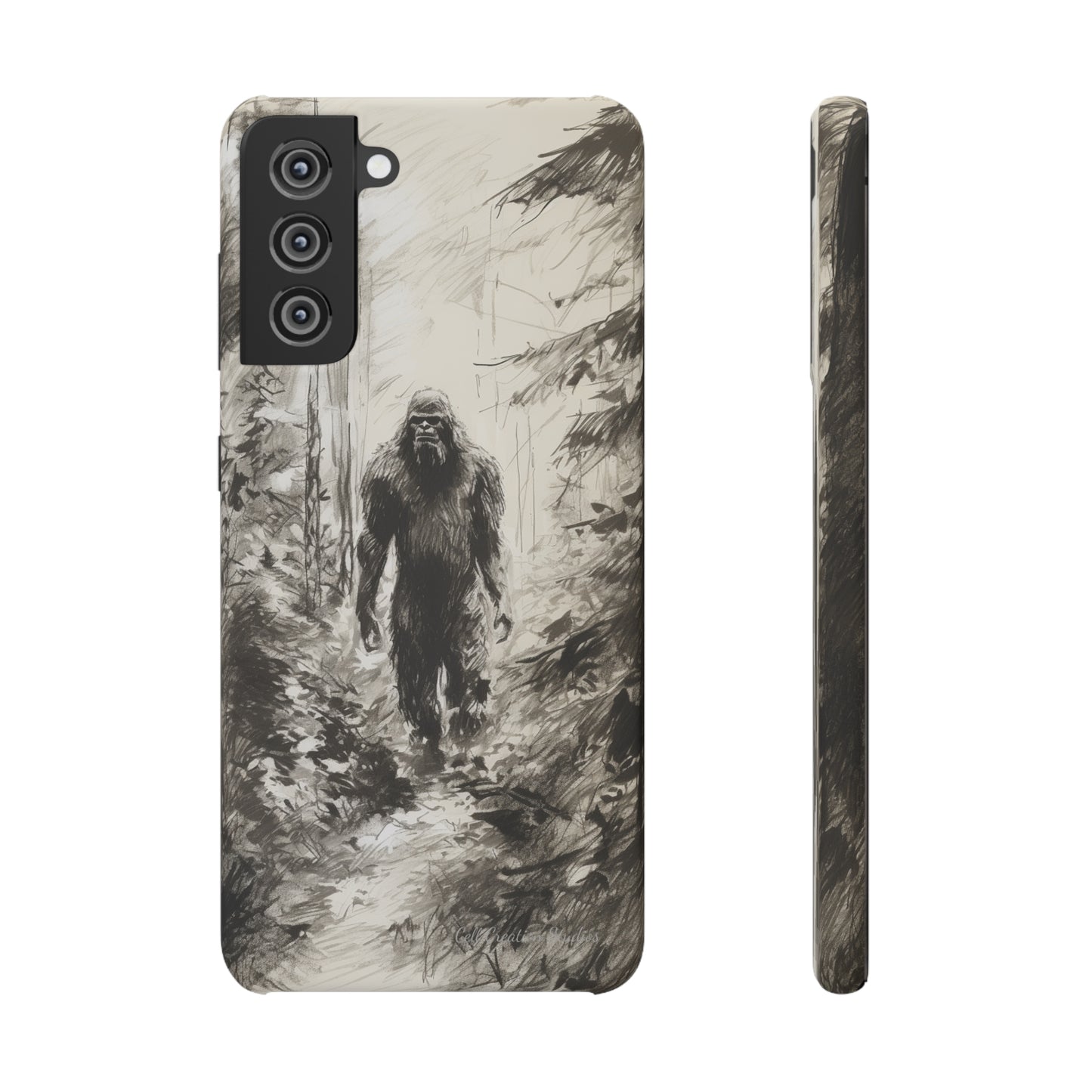 "Bigfoot in the Wilderness" Cell Phone Case – Encounter Bigfoot's Mystery -Snap Cases