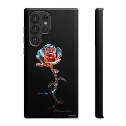 The "Glass Rose Elegance" Phone Case-Tough Cases